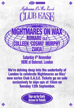 Nightmares on Wax at Barbican on Saturday 4th November 2023