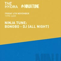 Bonobo at Studio Spaces on Friday 4th November 2016