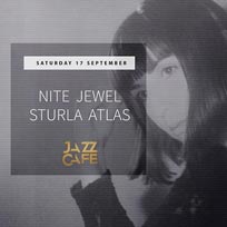 Nite Jewel at Jazz Cafe on Saturday 17th September 2016