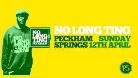 No Long Ting at Peckham Springs on Sunday 12th April 2020