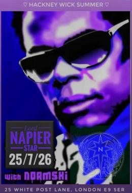 Normski at The Lord Napier Star on Saturday 25th July 2026