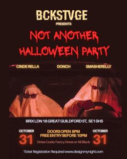 Not Another Halloween Party at BRIX LDN on Friday 31st October 2025