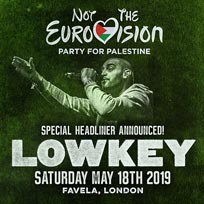 Not the Eurovision: Party for Palestine at Favela London on Saturday 18th May 2019