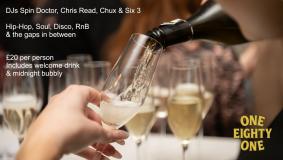 NYE at One Eighty One on Wednesday 31st December 2025