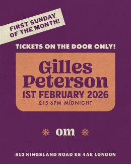 Om at 512 Kingsland Road on Sunday 1st February 2026