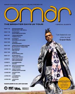 Omar at 229 The Venue on Friday 26th June 2026
