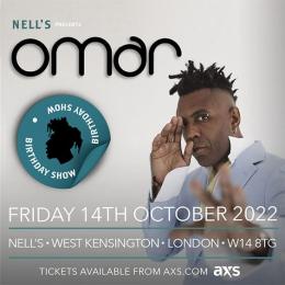 Omar at Nell's Jazz and Blues on Friday 14th October 2022