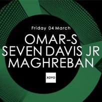 Omar S + Seven Davis Jr. at XOYO on Friday 4th March 2016