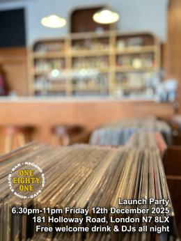 One Eighty One Launch Party at One Eighty One on Friday 12th December 2025