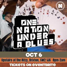 One Nation Under a Blues at The Ritzy on Friday 6th October 2023