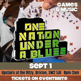 One Nation Under a Blues at The Ritzy on Friday 1st September 2023