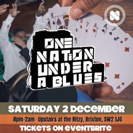 One Nation Under a Blues at The Ritzy on Saturday 2nd December 2023