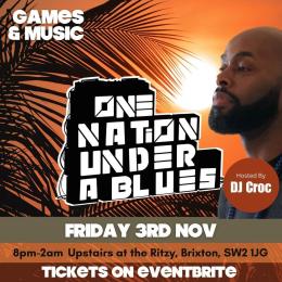 One Nation Under a Blues at The Ritzy on Friday 3rd November 2023