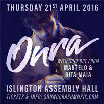 Onra at Islington Assembly Hall on Thursday 21st April 2016