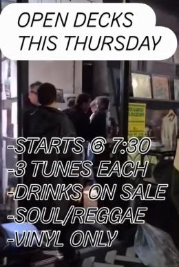 Open Decks at Pure Vinyl on Thursday 16th July 2026