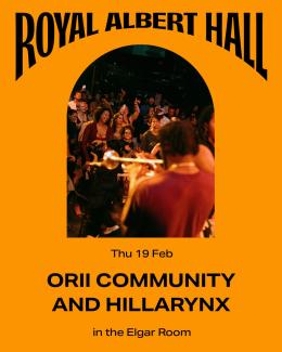 ORII COMMUNITY at Royal Albert Hall on Thursday 19th February 2026
