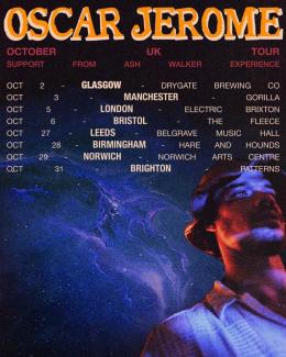 Oscar Jerome at Electric Brixton on Tuesday 5th October 2021