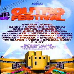 Outro Festival at The Cause on Saturday 15th June 2024