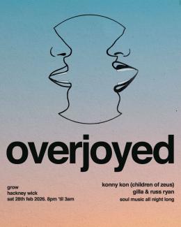 Overjoyed at Grow Hackney on Saturday 28th February 2026