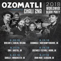 Ozomatli w/ Chali 2na at KOKO on Friday 24th August 2018