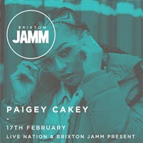 Paigey Cakey at Brixton Jamm on Friday 17th February 2017