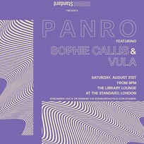 PANRO at The Standard on Saturday 31st August 2019