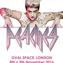 Peaches at Oval Space on Wednesday 9th November 2016