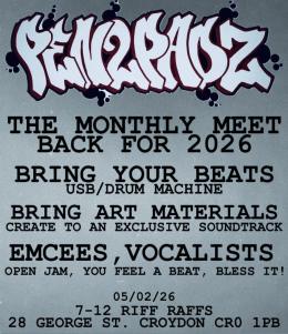 PEN 2 PADZ at Riff Raffs on Thursday 5th February 2026