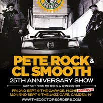Pete Rock & CL Smooth at Jazz Cafe on Monday 5th September 2016