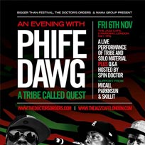 Phife Dawg at Jazz Cafe on Friday 6th November 2015