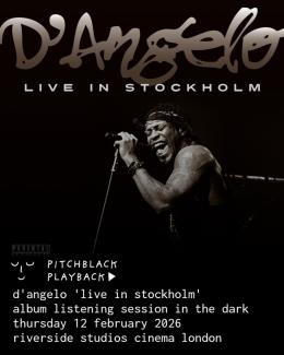 Pitchblack Playback at Riverside Studios on Thursday 12th February 2026