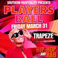 Players Ball at Trapeze on Friday 31st March 2017