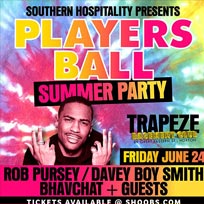 Players Ball at Trapeze on Friday 24th June 2016