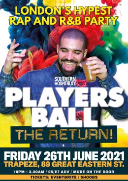 Players Ball: The Return! at Trapeze on Saturday 26th June 2021
