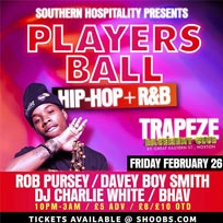 Players Ball at Trapeze on Friday 26th February 2016