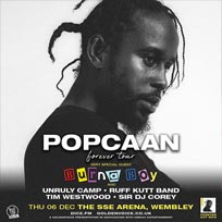 Popcaan at Wembley Arena on Thursday 6th December 2018
