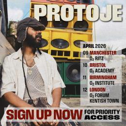 Protoje at The Forum on Sunday 12th April 2026