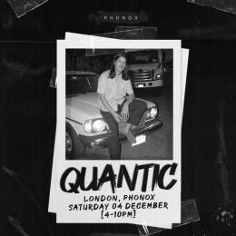 Quantic at Phonox on Saturday 4th December 2021