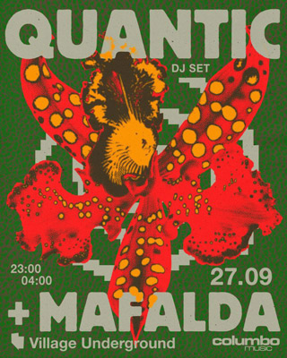 Quantic at Village Underground on Saturday 27th September 2025