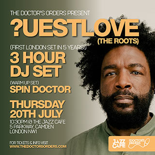 Questlove at Jazz Cafe on Thursday 20th July 2023