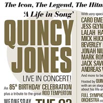 Quincey Jones at The o2 on Wednesday 27th June 2018