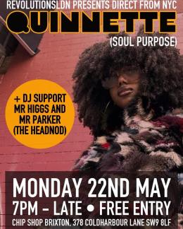 Quinnette at Chip Shop BXTN on Monday 22nd May 2023