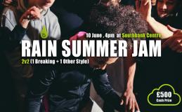 Rain Summer Jam at Southbank Centre on Saturday 10th June 2023