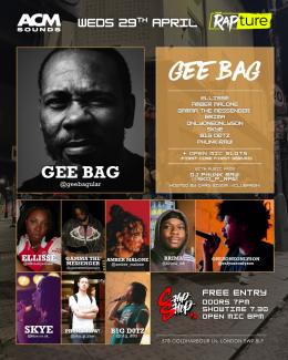 Rapture at Chip Shop BXTN on Wednesday 29th April 2026