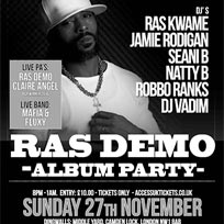Ras Demo at Dingwalls on Sunday 27th November 2016