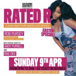 Rated R Easter Special at Book Club on Sunday 9th April 2023