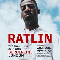 Ratlin at Borderline on Tuesday 26th June 2018