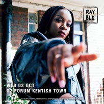 Ray Blk at The Forum on Wednesday 3rd October 2018