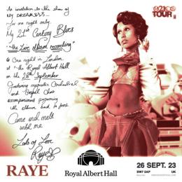 Raye at KOKO on Tuesday 26th September 2023