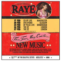 Raye at The o2 on Thursday 26th February 2026
